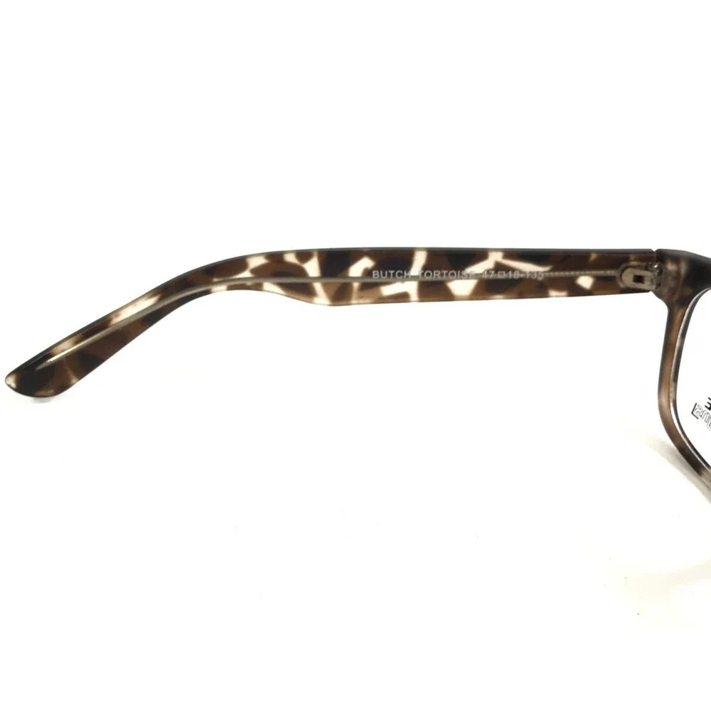 Affordable Designs Eyeglasses Frames BUTCH TORTOISE Rectangle Full Rim 47-18-135